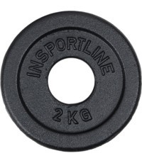 Чугунный олимпийский диск inSPORTline Castblack OL, 2 кг