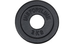 Čuguna olimpiskais svaru disks inSPORTline Castblack OL, 2 kg