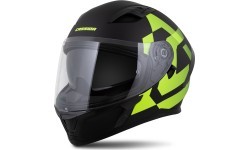 Motorcycle Helmet Cassida Orbit Grind Matte Black/Fluo Yellow