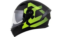 Motorcycle Helmet Cassida Orbit Grind Matte Black/Fluo Yellow
