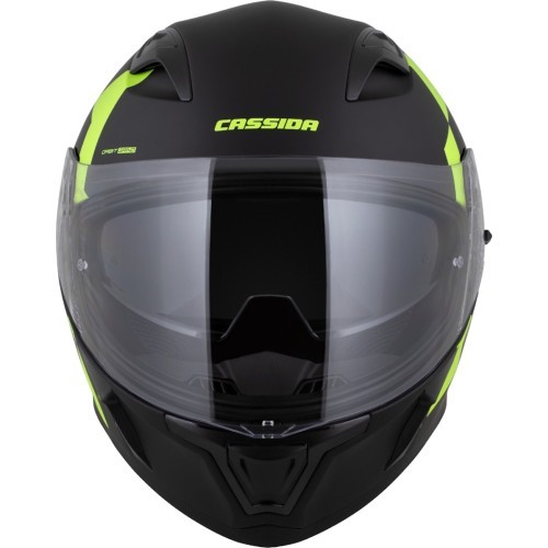 Motorcycle Helmet Cassida Orbit Grind Matte Black/Fluo Yellow