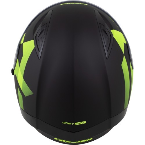Motorcycle Helmet Cassida Orbit Grind Matte Black/Fluo Yellow