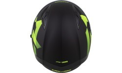 Motocikla ķivere Cassida Orbit Grind matēti melna / fluorescējoši dzeltena