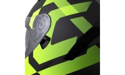 Motorcycle Helmet Cassida Orbit Grind Matte Black/Fluo Yellow