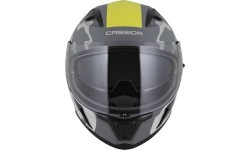 Motorcycle Helmet Cassida Orbit Multivers Matte Gray/Light Gray/Fluo Yellow/Black