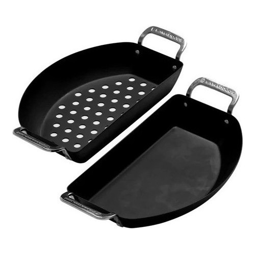Oglekļa tērauda pannu komplekts Kamado Joe, 2 gab.