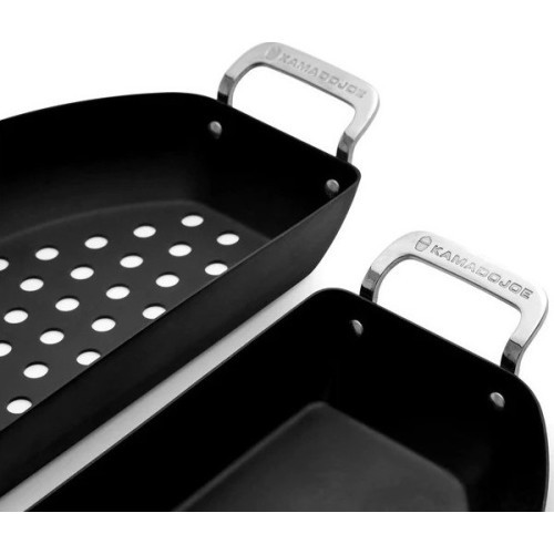 Oglekļa tērauda pannu komplekts Kamado Joe, 2 gab.