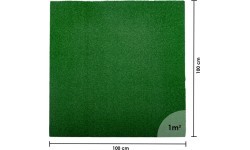 Прочный напольный коврик inSPORTline Grasteko 100 x 100 x 2 см