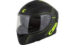 Motorcycle Helmet Cassida Integral GT 2.1 Flash Matte Black/Fluo Yellow/Dark Gray