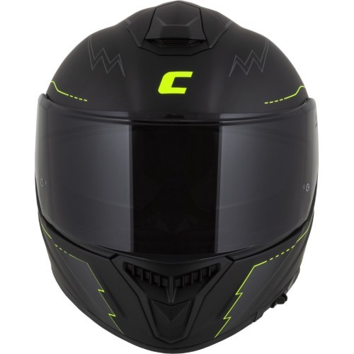 Motorcycle Helmet Cassida Integral GT 2.1 Flash Matte Black/Fluo Yellow/Dark Gray