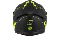 Motorcycle Helmet Cassida Integral GT 2.1 Flash Matte Black/Fluo Yellow/Dark Gray
