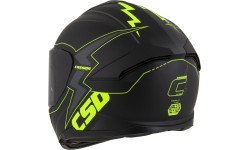Motorcycle Helmet Cassida Integral GT 2.1 Flash Matte Black/Fluo Yellow/Dark Gray