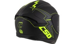 Motorcycle Helmet Cassida Integral GT 2.1 Flash Matte Black/Fluo Yellow/Dark Gray