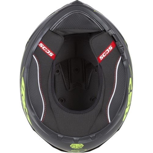 Мотошлем Cassida Integral GT 2.1 Flash матовый черный / флуоресцентный желтый / темно-серый
