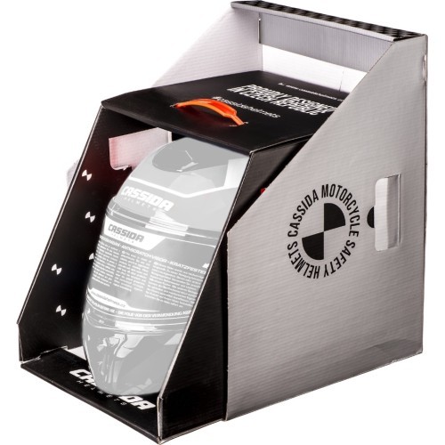 Motocikla ķivere Cassida Integral GT 2.1 Flash matēti melna / fluorescējoši dzeltena / tumši pelēka