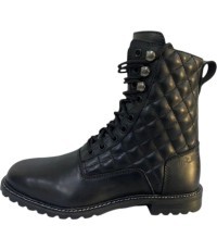 Sieviešu Motociklu zābaki W-TEC Leocia Black - Melna