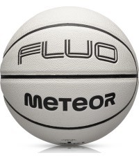 Basketball meteor fluo - White/neon green