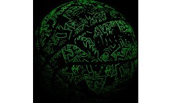 Basketbola meteor fluo - White || Neon green