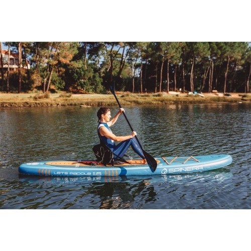 SUP dēlis Spinner Lets Paddle 11.6 - 350x83x15 cm