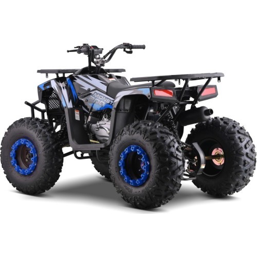 200CC MONSTER Blue Petrol Quad Bike