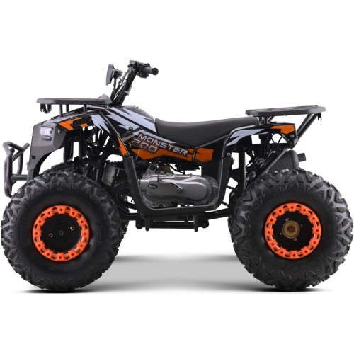 200CC MONSTER Orange Quad Bike