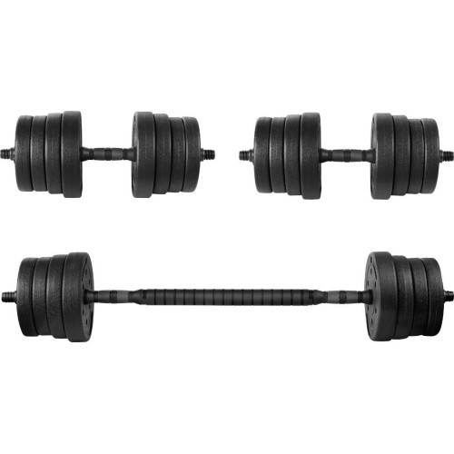 A set of dumbbells 2x 15 kg Spokey PONDUS 30