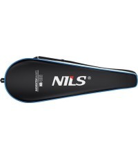 Badmintona raķete ar futrāli Nils NR406, balta