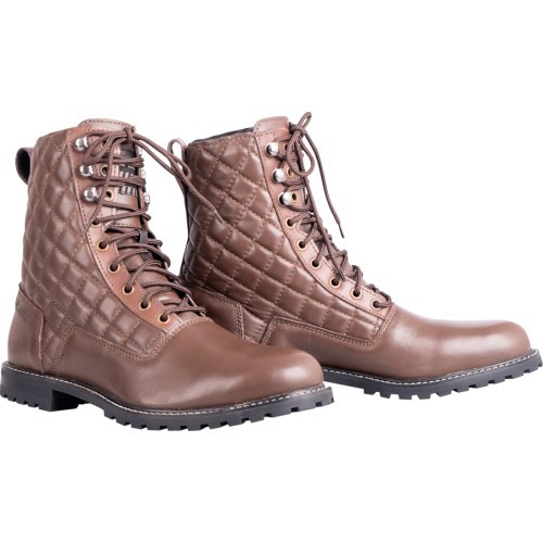 Sieviešu motocikla zābaki W-TEC Leocia Brown - Brūna