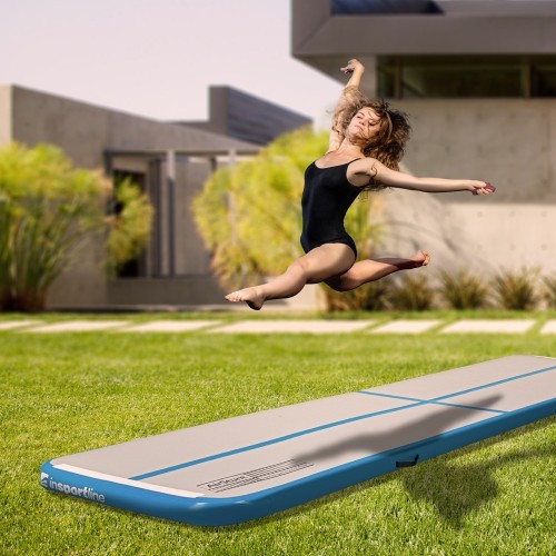 Inflatable Exercise Mat inSPORTline Airstunt 300 x 100 x 10 cm White