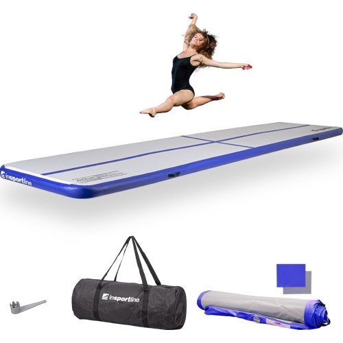 Inflatable Exercise Mat inSPORTline Airstunt 500 x 100 x 10 cm White