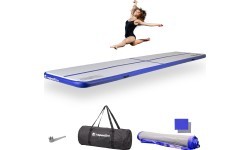 Piepūšams vingrošanas paklājs inSPORTline Airstunt 500 x 100 x 10 cm, balts