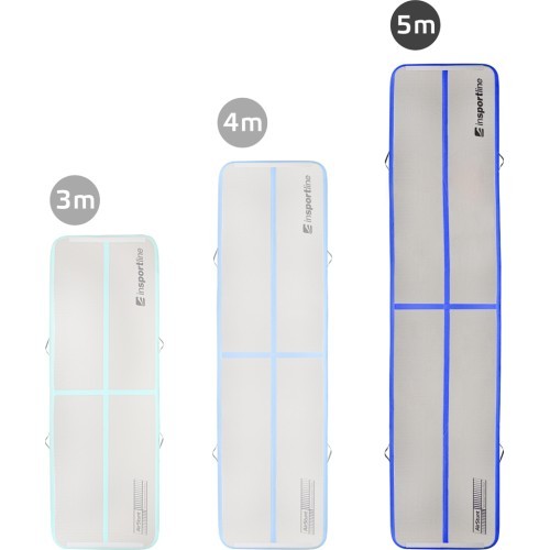 Inflatable Exercise Mat inSPORTline Airstunt 500 x 100 x 10 cm White