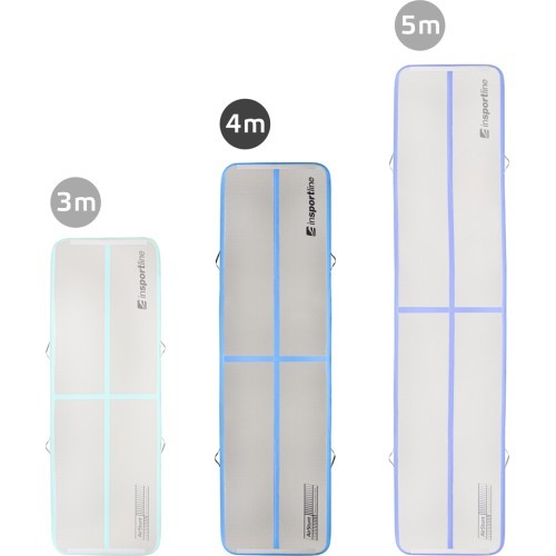 Inflatable Exercise Mat inSPORTline Airstunt 400 x 100 x 10 cm White