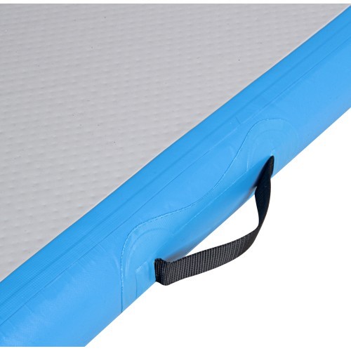 Piepūšamais vingrošanas paklājs inSPORTline Airstunt 400 x 100 x 10 cm, balts
