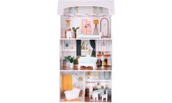 Alice doll house 3 floors 4 rooms set of 9 furniture ECOTOYS