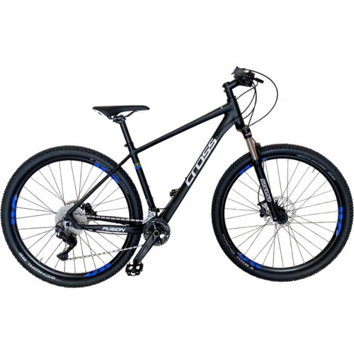 CROSS Fusion X 29" // izmērs 18" (46 cm), 20 ātrumi (melns)