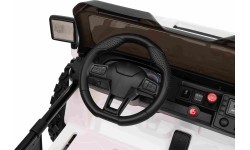 Elektromobilis Extreme Sport 4x4, balts