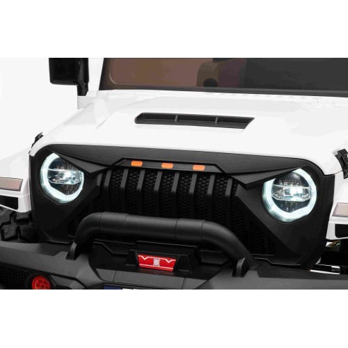 Elektromobilis Extreme Sport 4x4, balts