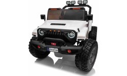 Elektromobilis Extreme Sport 4x4, balts