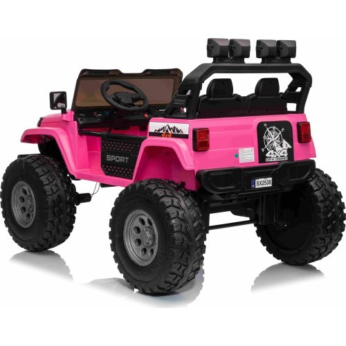 Bērnu elektromobilis Extreme Sport 4x4, rozā