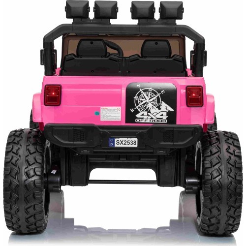 Bērnu elektromobilis Extreme Sport 4x4, rozā