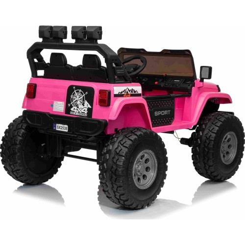 Bērnu elektromobilis Extreme Sport 4x4, rozā