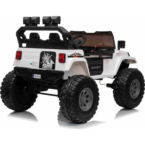 Электромобиль Extreme Sport 4x4, белый