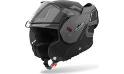 Flip-Up Motorcycle Helmet AIROH MATHISSE 2 Genius P/J Matte Gray