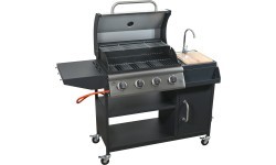 IBIZA gas grill with sink