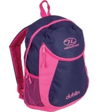 Mugursoma Highlander Dublin, 15L, violeti rozā krāsā