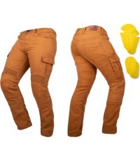 Motocikla džinsi W-TEC Wallbridge Caramel - Karamelová