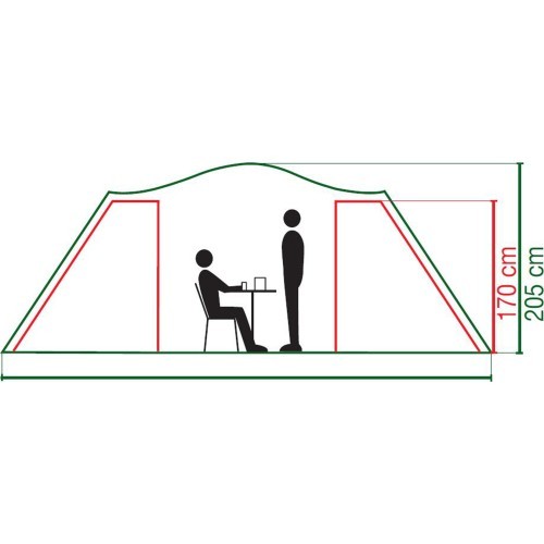 Coleman Tent 'Spruce Falls BlackOut' plus