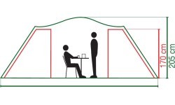 Coleman Tent 'Spruce Falls BlackOut' plus