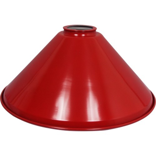 Vaļējs sarkans lampas abažūrs 37cm